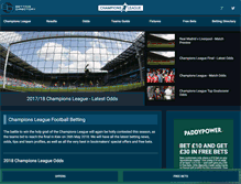 Tablet Screenshot of champions-league.betting-directory.com